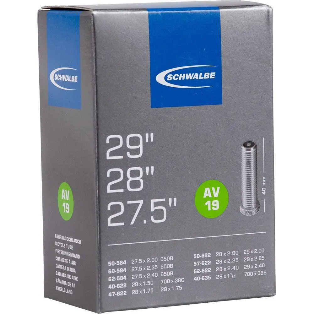 Schwalbe Mtb Tube Av19 275 29 X 200 240 Mtb Schrader Valve Tube 1