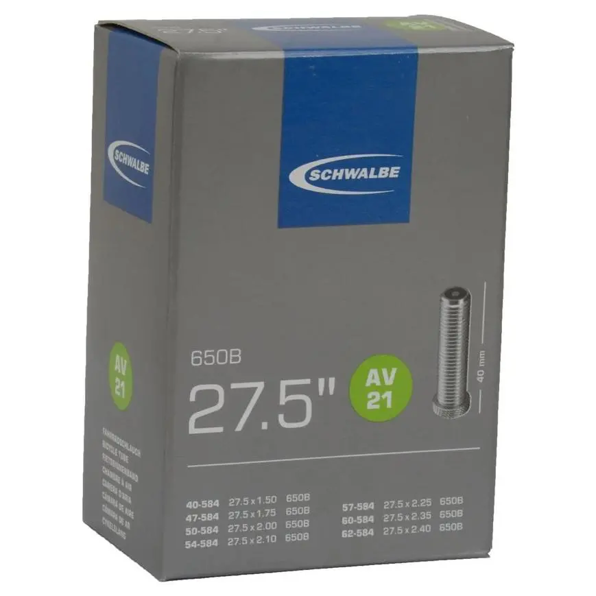 Schwalbe Mtb Tube Av21 275 X 15 240 Shrader Valve 1