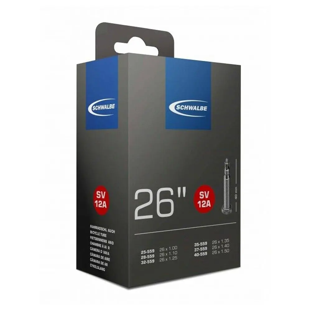 Schwalbe Mtb Tube Sv12a 26 X 10 15 Presta Valve 1