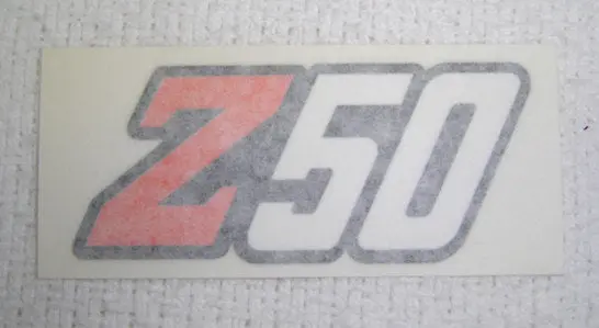 Decal Side Honda Z50 1976 Minitrail  Left Side Cover 1