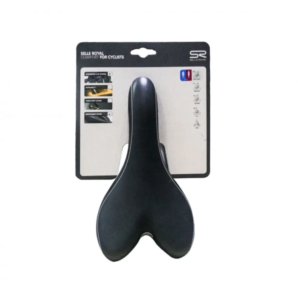 Selle Royal Rvs Actex Mountain Cycling Saddle-Black Grey 1