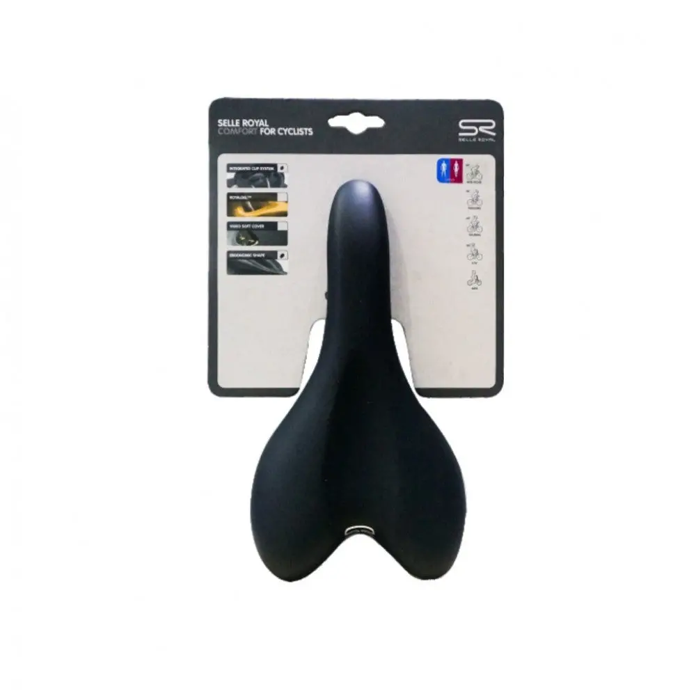Selle Royal Rvs Mountain Cycling Saddle-Black 1