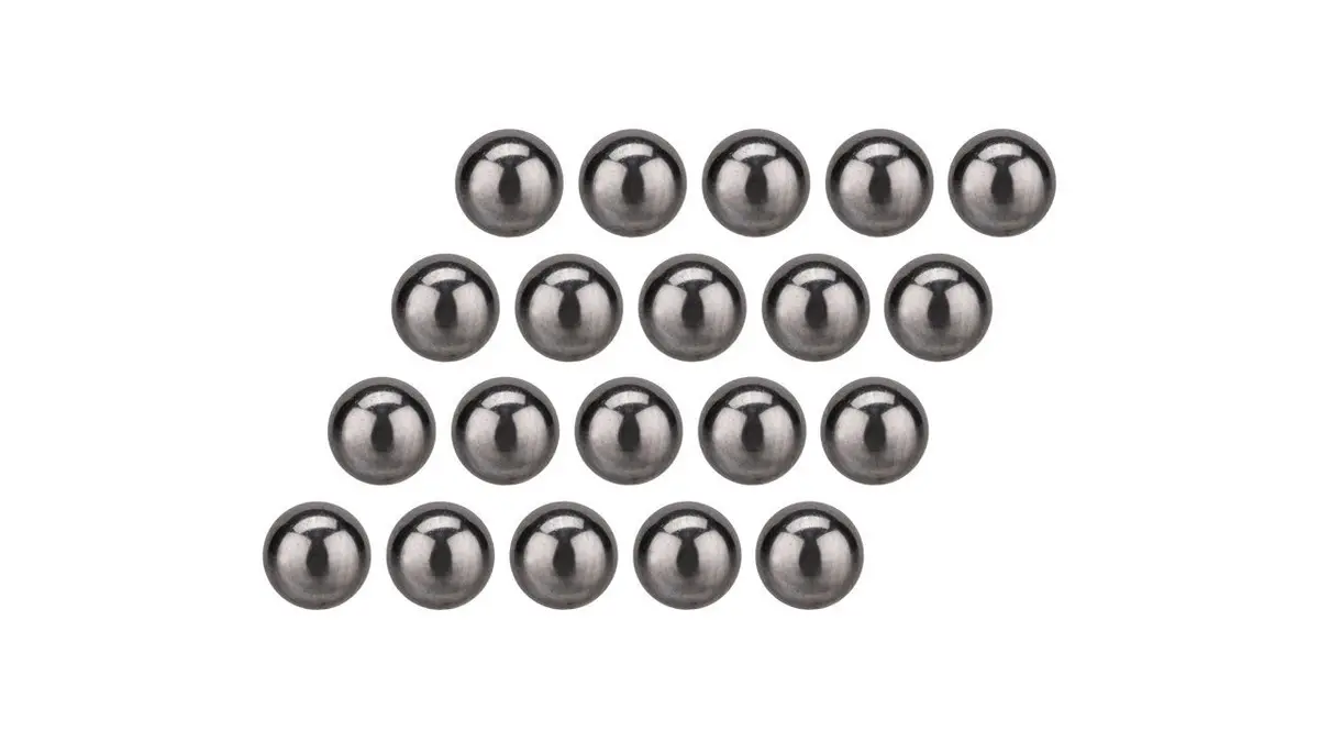 Shimano 3/16"Steel Ball Bearings For Rear Cup & Cone Bearings & Dynamo Hubs 1