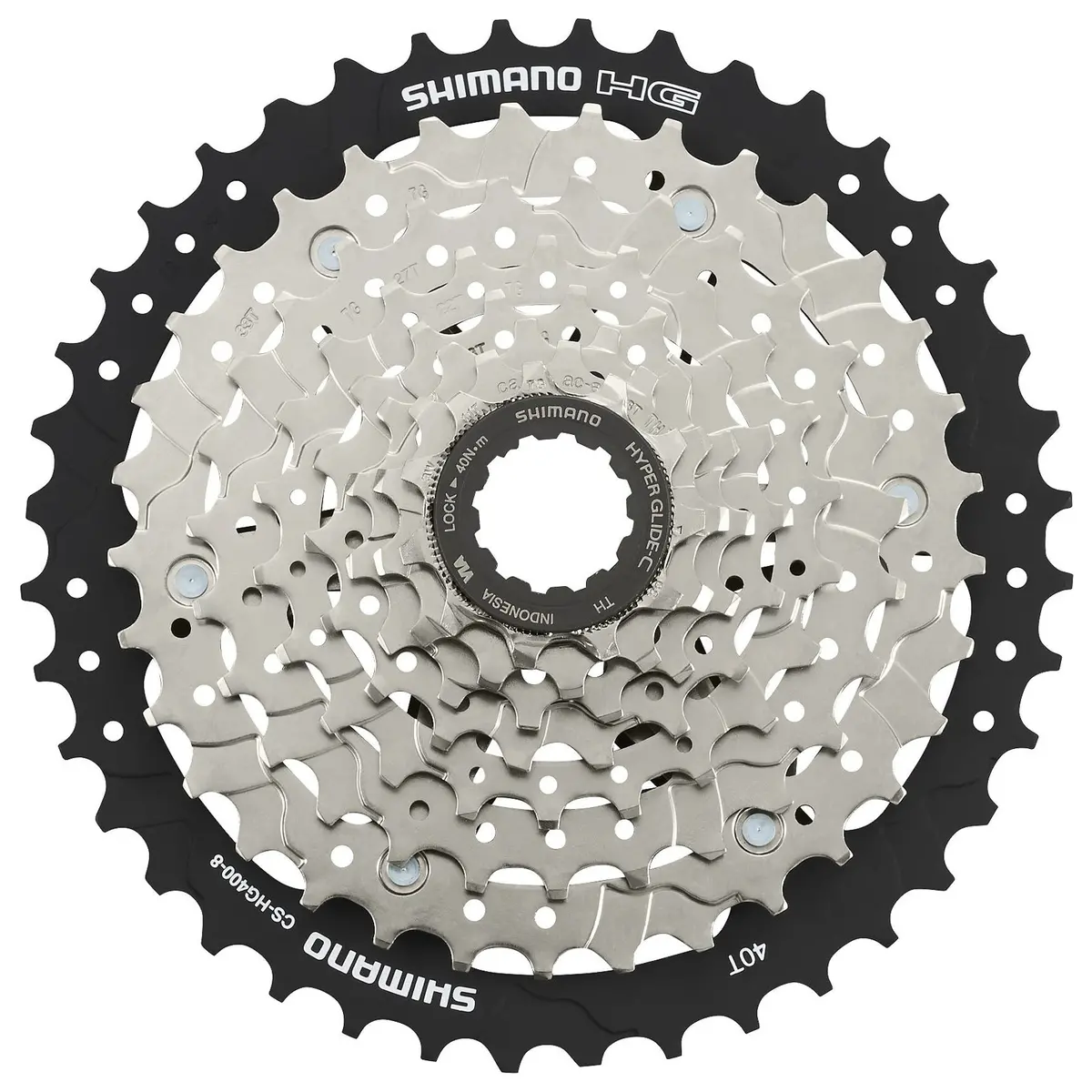 Shimano Cs-Hg400-8 Cassette - 8-Speed | Hyperglide 1