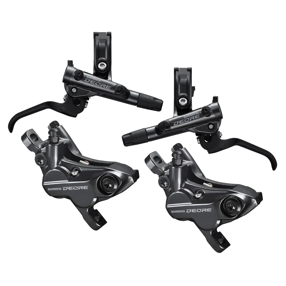 Shimano M6120 Hydraulic Disc Brake Assembled Set 1