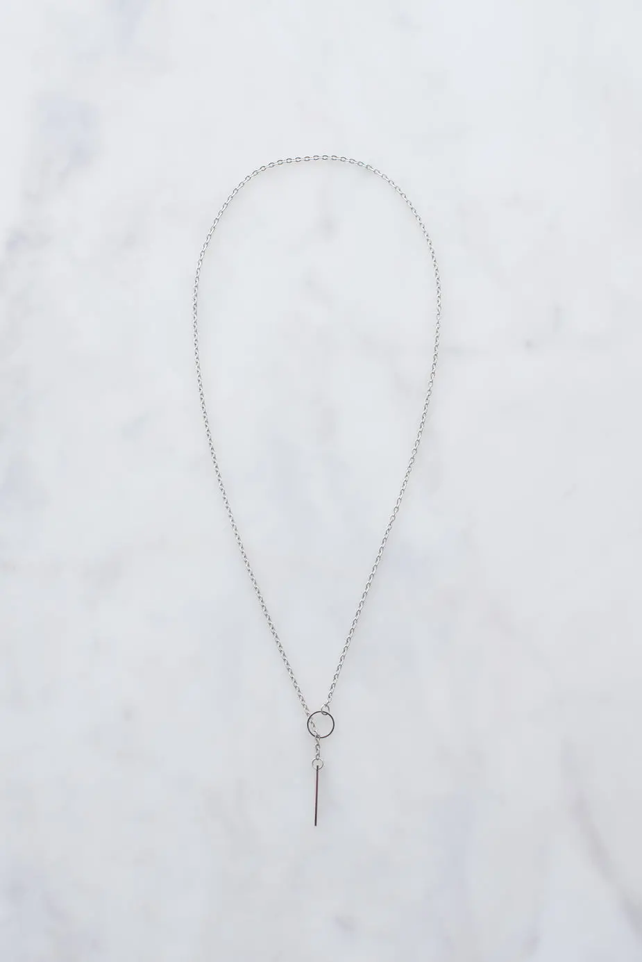 Silver Threader Necklace 1