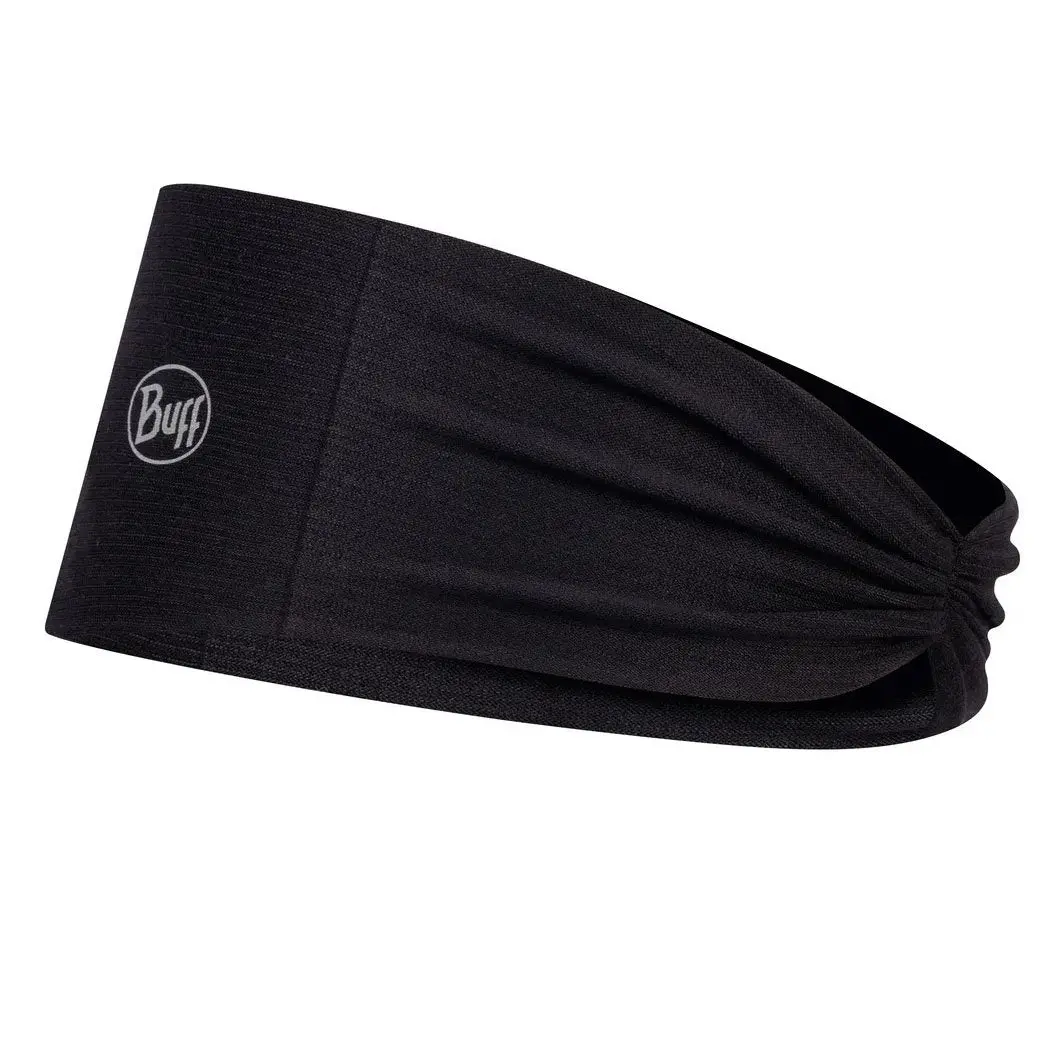 Buff® Coolnet® Uv+ Tapered Headband (Solid Black) 1