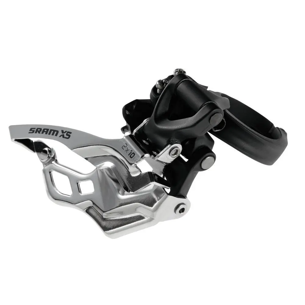 Sram Fd X5 Dual Pull Low Clamp 3X10 Size 31.8/34.9 Blk 1