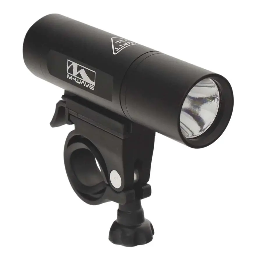 M-Wave Apollon A 1.2 3 Watt Front Light With Aluminium Housing 1 White Led - Black 1