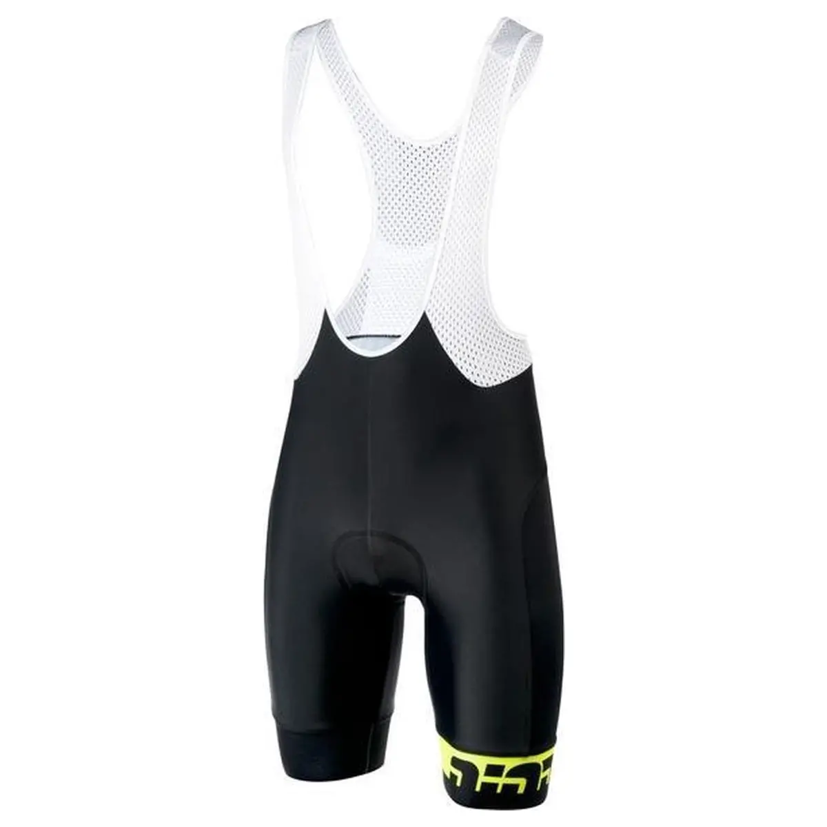 Bioracer Team 2.0 Men's Bibshort - Black/Fluo Yellow 1