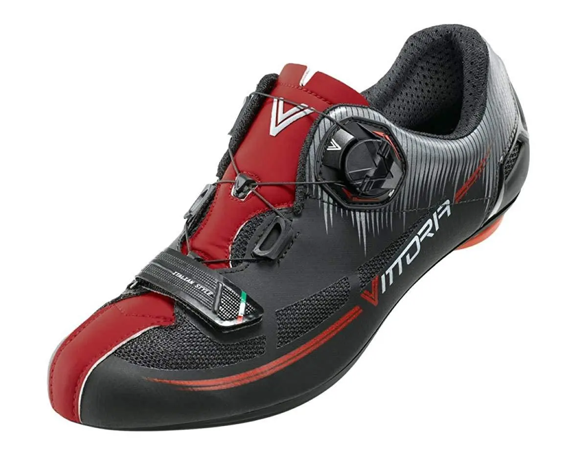 Vittoria Road Cycling Shoes Nylon Sole Fusion Red/Black 1