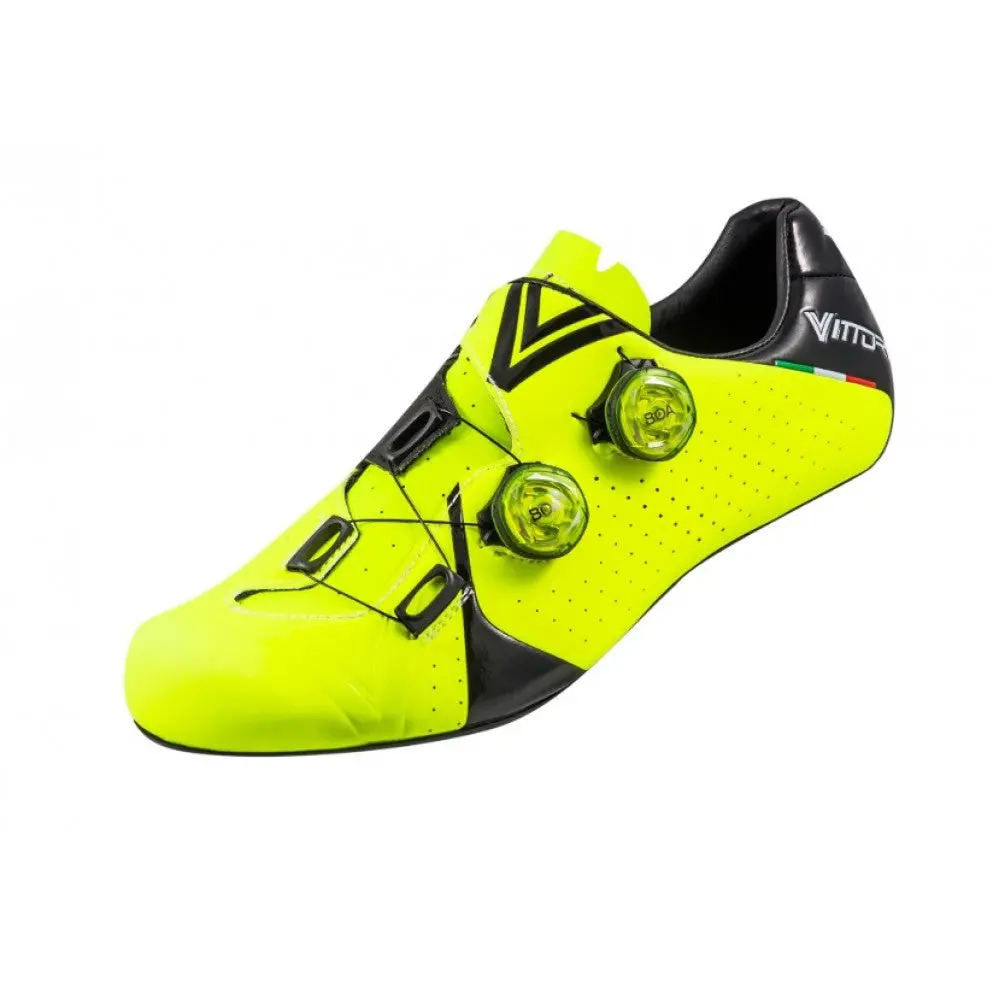 Vittoria Road Cycling Shoes Carbon Sole Velar Yellow/Black 1