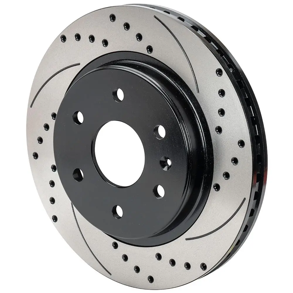 Wilwood Drilled And Slotted Brake Rotor – Performance Replacement, Part 160-16512-Bk 1