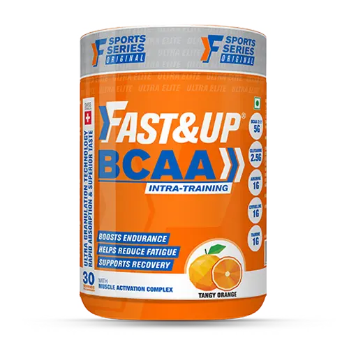 Fast&Up Bcaa - Jar Of 30 Servings - Orange Flavour 1