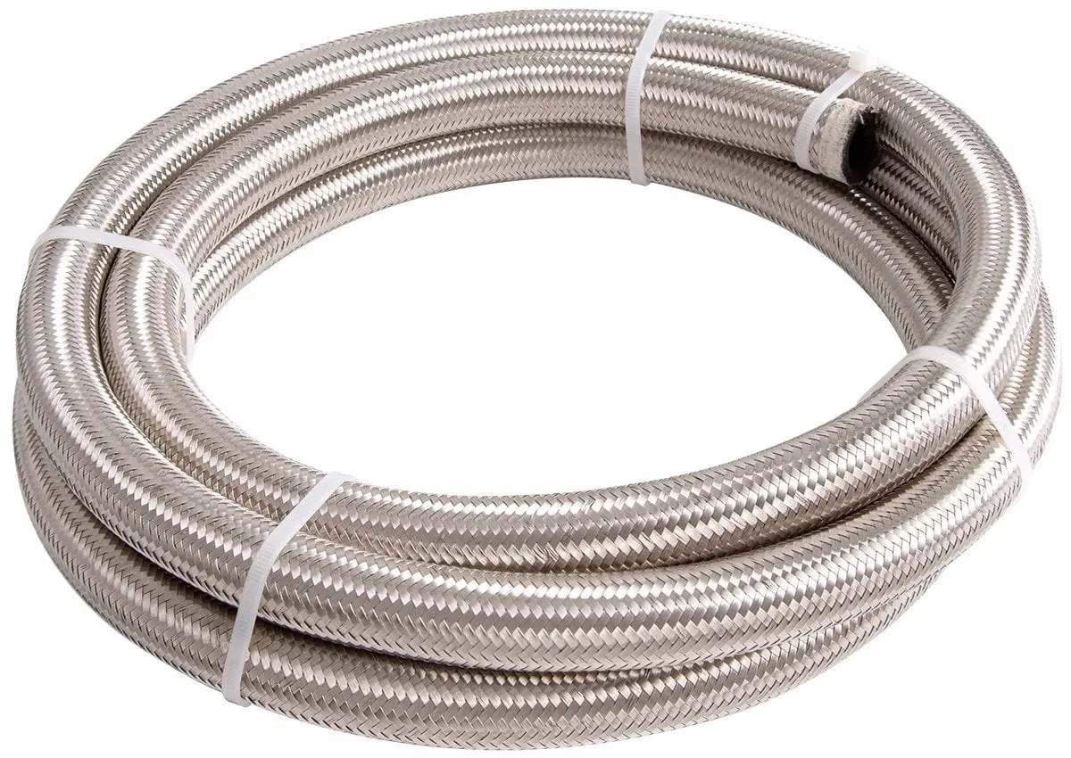 Af100 Stainless Steel Braided An-12 Hose – 4.5 Meter Length, 100-Series 1
