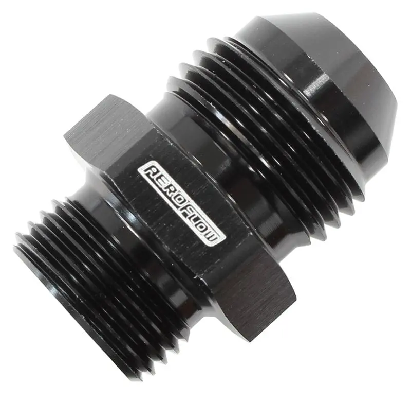 Bspp-To-An Male Adapter With Washer Seal – Black Anodized, Af753-12Blk 1