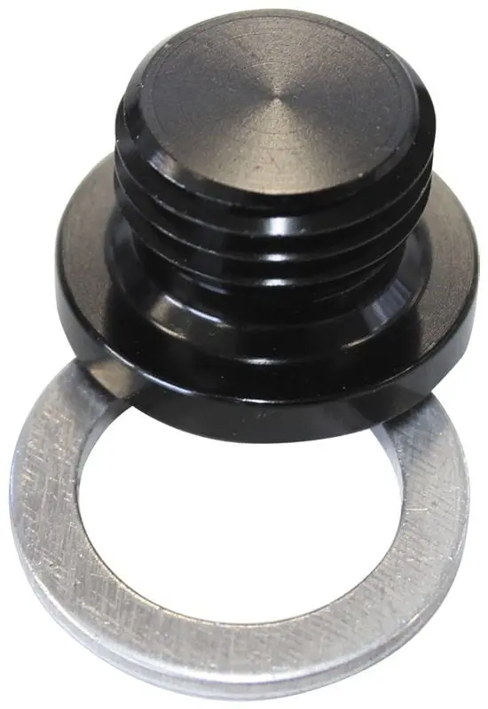 M18 X 1.5 Metric Port Plug – Af814-M18Blk Black Anodized 1