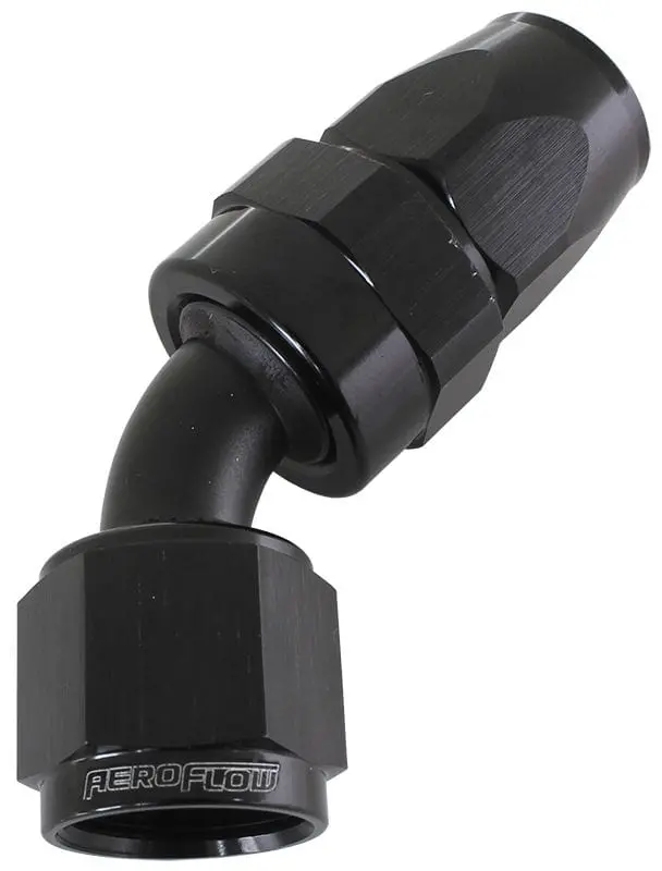200 Series Ptfe Hose End – 45° Swivel, -3An, Black (Af202-03Dblk) 1