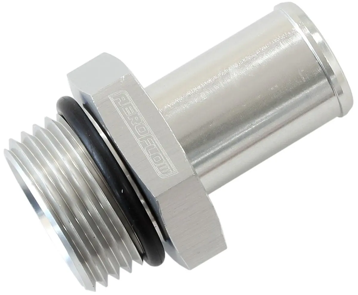 -12 Orb To 3/4" Barb Adapter Fitting – Aluminum Anodized, Af414-12-12S 1