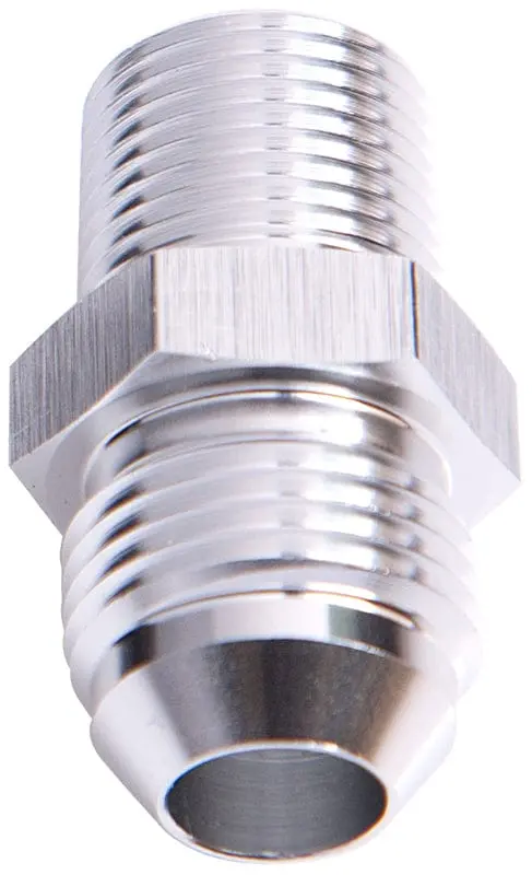 An Adapter: 3/8" Npt To -4An Straight Male Flare Fitting – Aluminum Conversion Fitting 1
