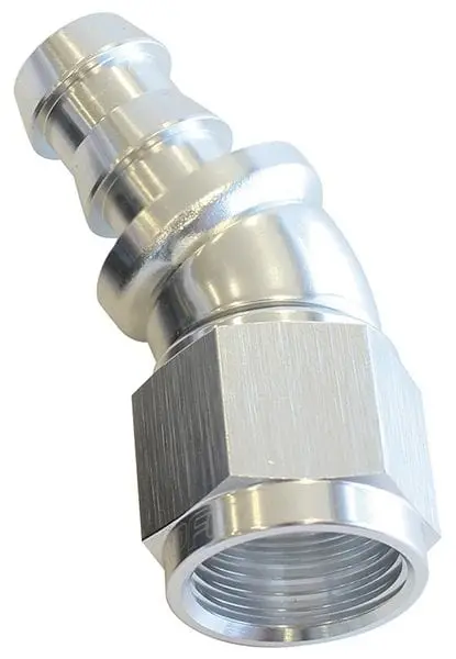 510 Series Tight-Radial Push-Lock Hose End – 30° Bend, -4An, Full-Flow Design (Af517-04S) 1