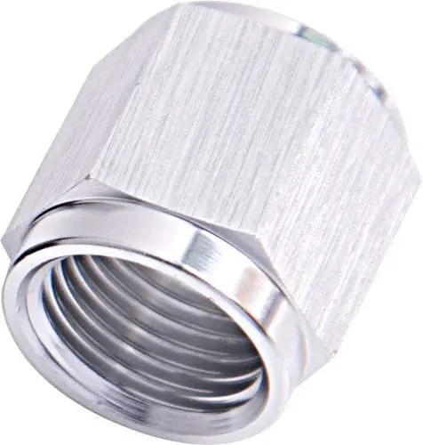 -16An To 1" Aluminum Tube Nut – Silver-Anodized Af818-16S 1
