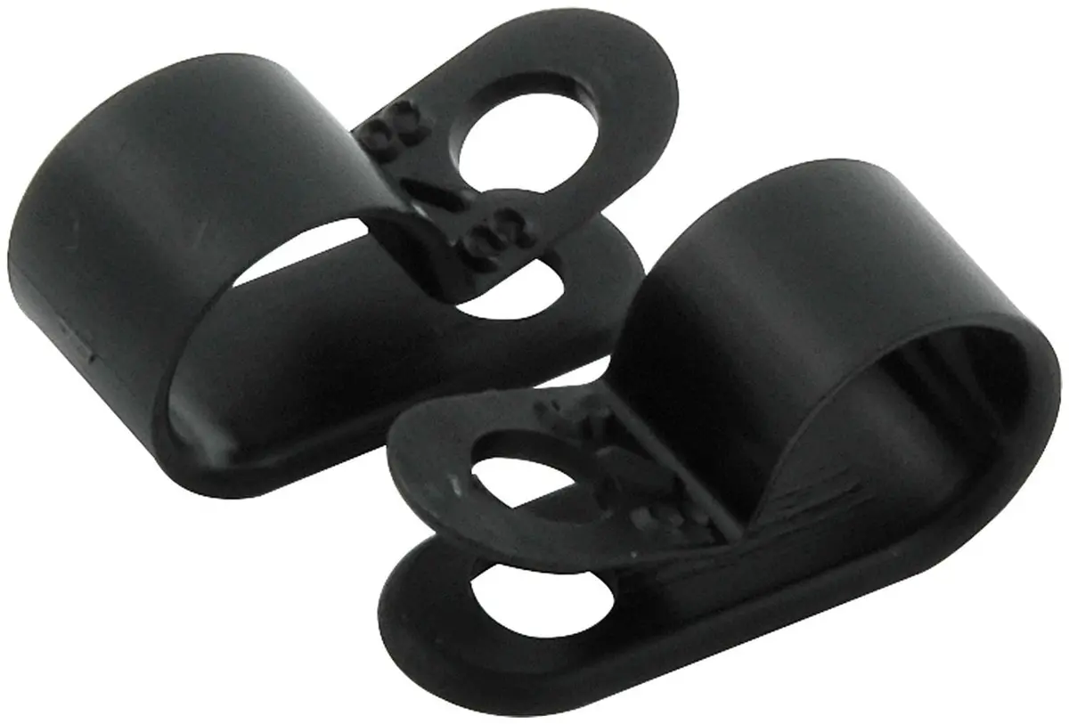 Allstar Nylon Line Clamp Kit – Reusable, Heat-Resistant, 50-Pack (All18312-50) 1