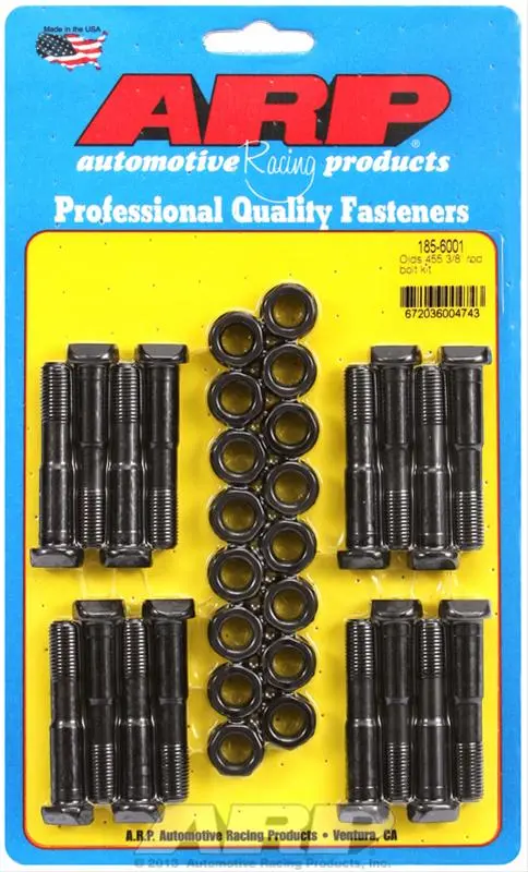 Arp High-Strength Connecting Rod Bolt Kit – 185-6001, Grade 8740 Chromoly Steel 1