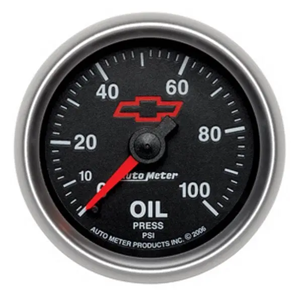 Chevrolet Bow-Tie Au3621-00406 Oil Pressure Gauge 1