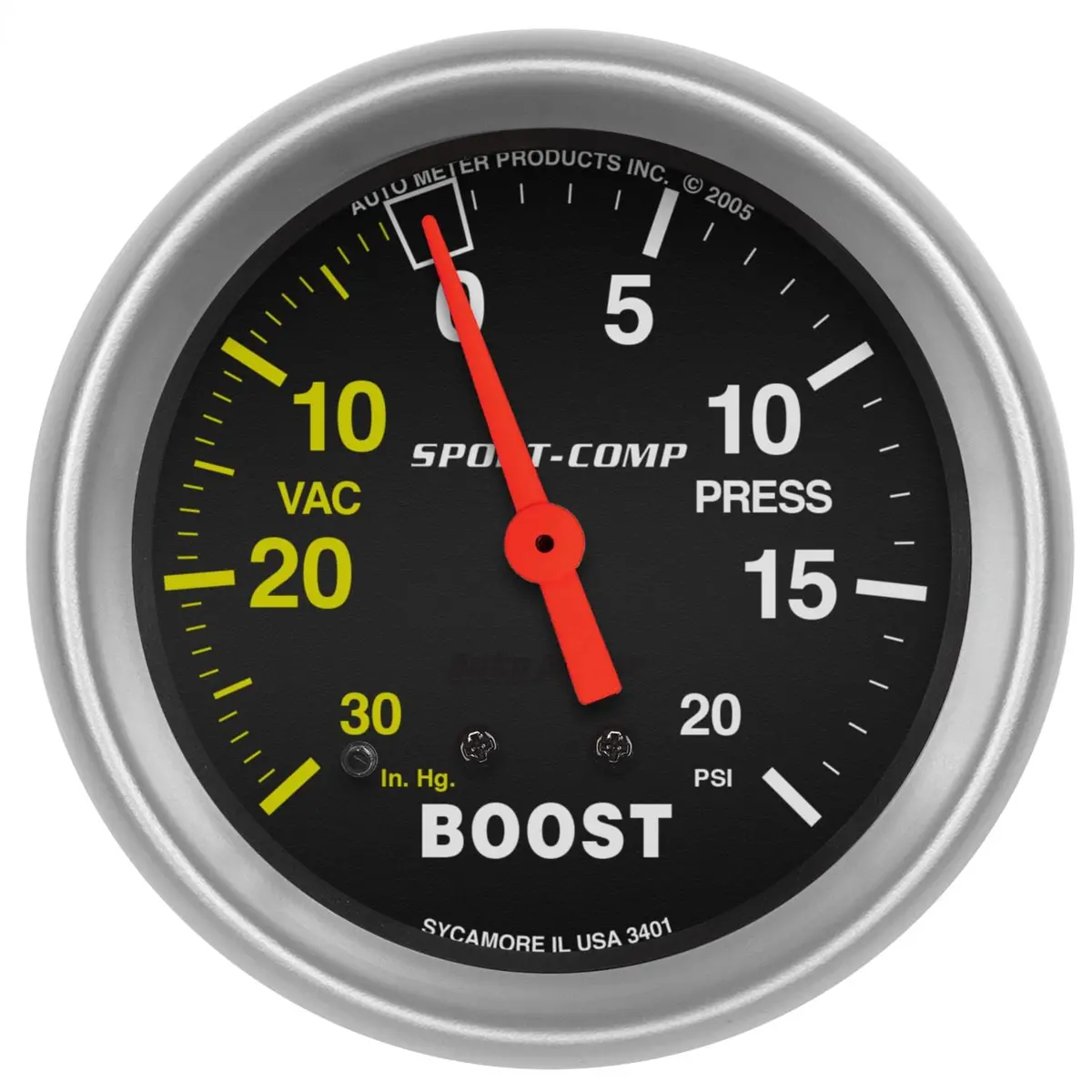 Autometer Sport-Comp 3401 Analog Gauge – 2-1/16" Diameter 1