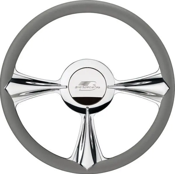 Profile Bsp30092 Stiletto 14" Billet Aluminum Steering Wheel – Classic Racing Design 1
