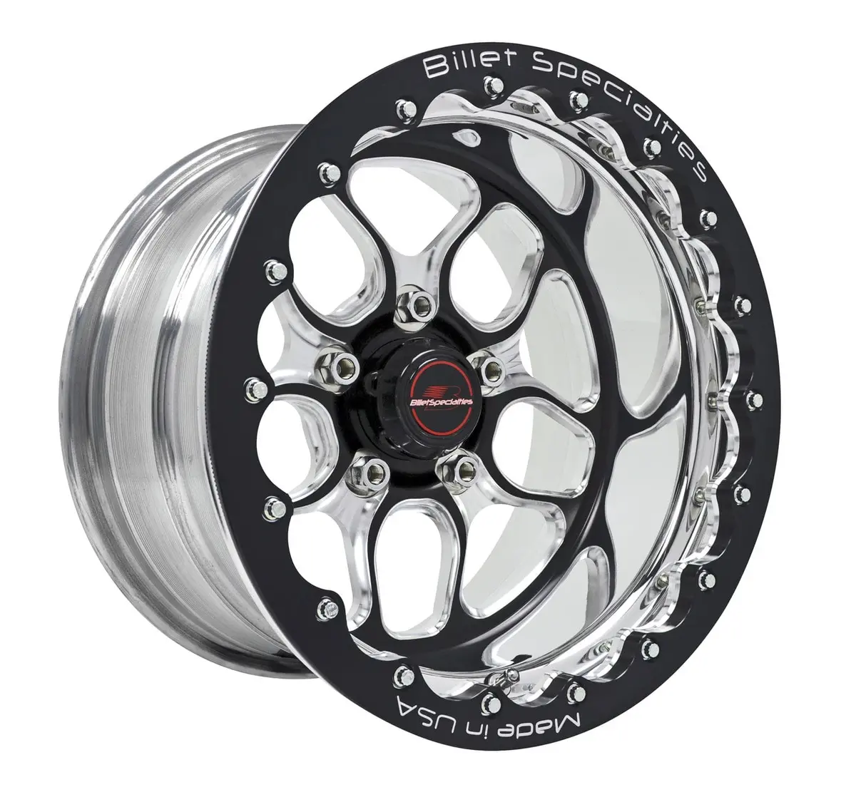 Billet Specialties Brsb25806145N Win Lite Black Anodized Beadlock Wheel 1