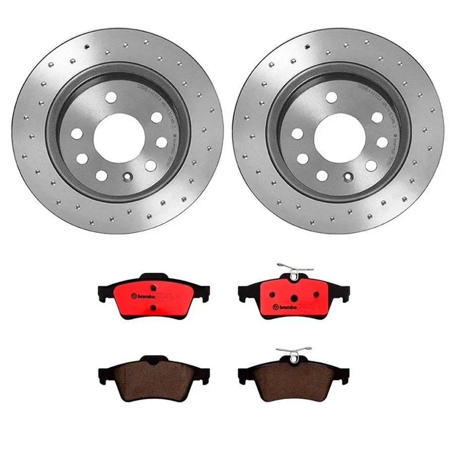 Brembo Ktx Series Brake Pad And Rotor Combo Kit For High-Performance Stopping Power 1