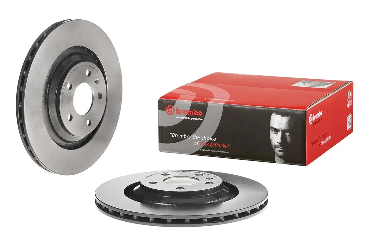 Brembo Uv-Coated Premium Brake Rotor – Corrosion-Resistant 09.9767.11 1