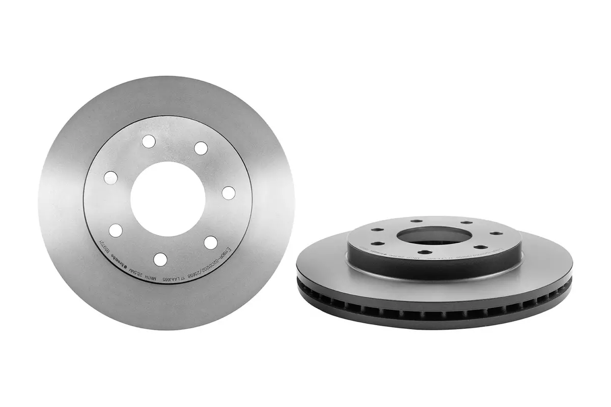 Brembo 09.B597.21 Uv-Coated Premium Brake Rotors — Enhanced Corrosion Resistance 1