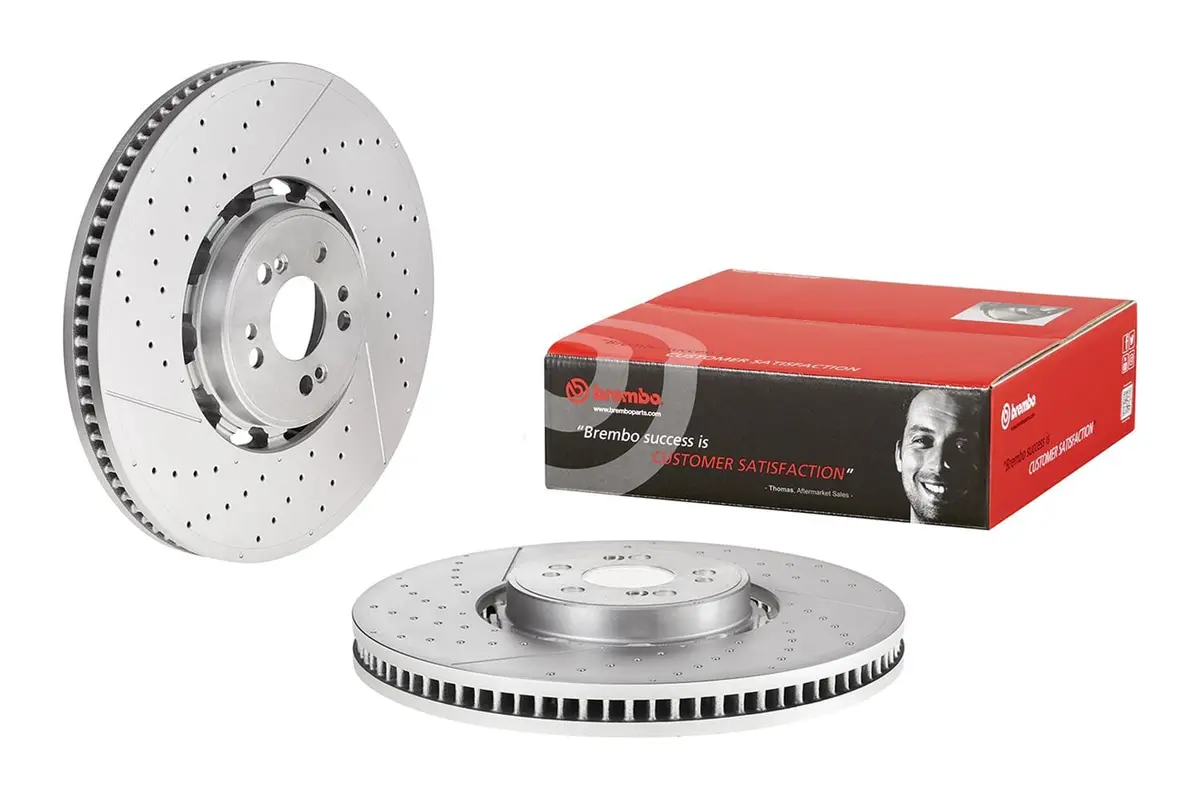 Brembo 09D60143 Uv-Coated Premium Brake Rotors 1