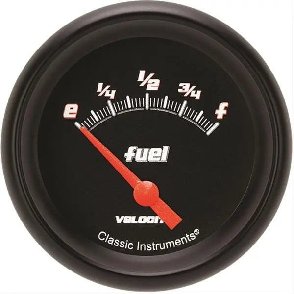 Classic Instruments Velocity Series Gauge Cluster – Black Face, White Needle, Vs211Bbpf 1