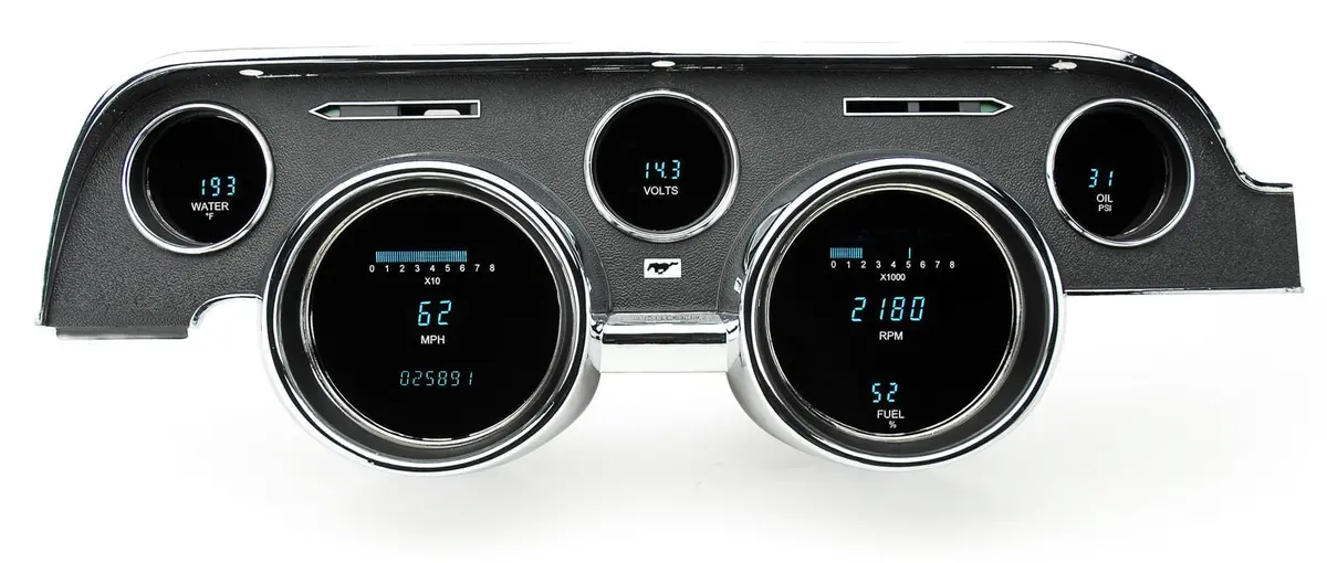 Dakota Digital Vfd3-68M-B Direct-Fit Vehicle Gauge Kit 1