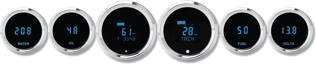 Dakota Digital Slx-60-1-C Solarix Odyssey Digital Gauge System 1