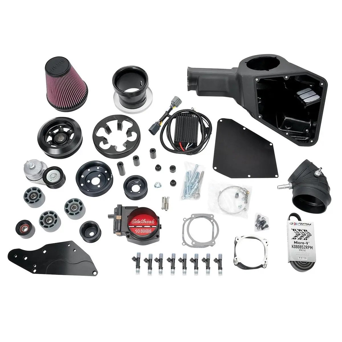 Edelbrock E-Force Stage Ii Supercharger Kit For Mustang (Part #15883) 1