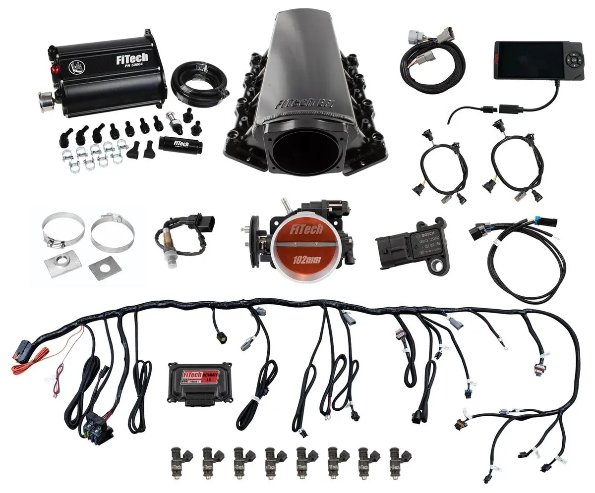 Fitech Ultimate Ls Efi Fuel Injection System – 750 Hp With Force Fuel Pump, Model 75204 1