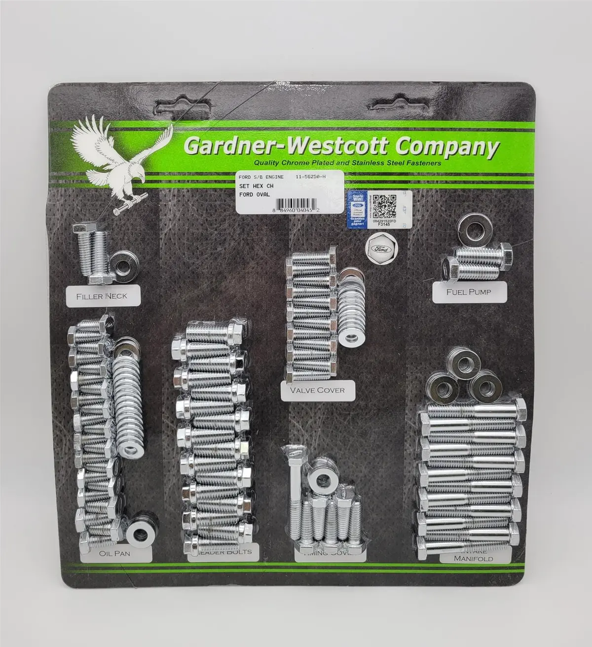 Gardner-Westcott 11-56250-H Engine Dress-Up Bolt Kit – Black Anodized 1