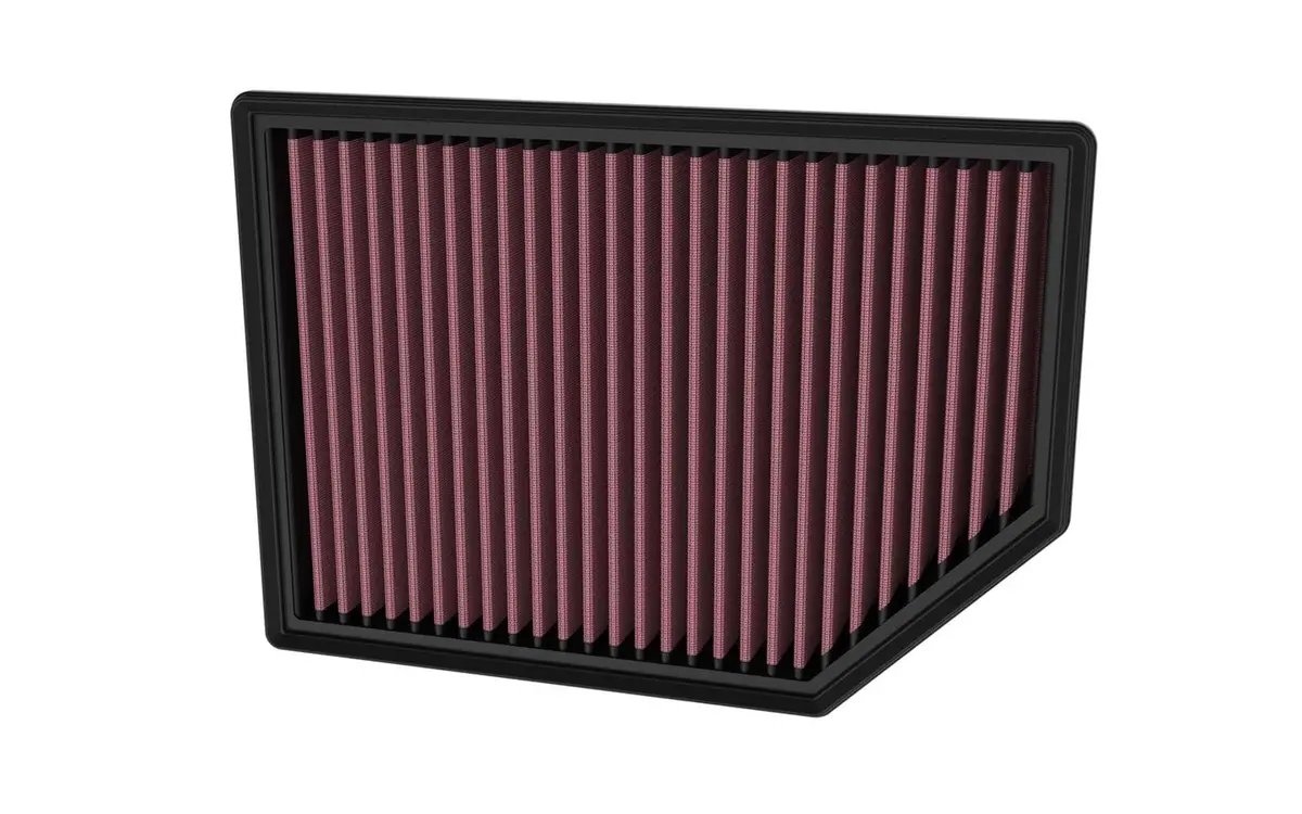 K&N 33-5125 High-Flow Replacement Air Filter – Washable & Reusable 1