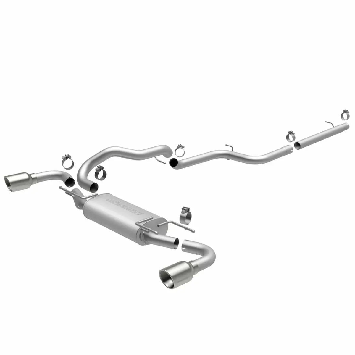 Magnaflow Street Series Cat-Back Exhaust System – 2.5" Mandrel-Bent, Model 15146 1