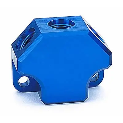 Magnafuel Y-Block Fuel Pump Mounting Plate – Optimized Flow Path (Mp-6150) 1