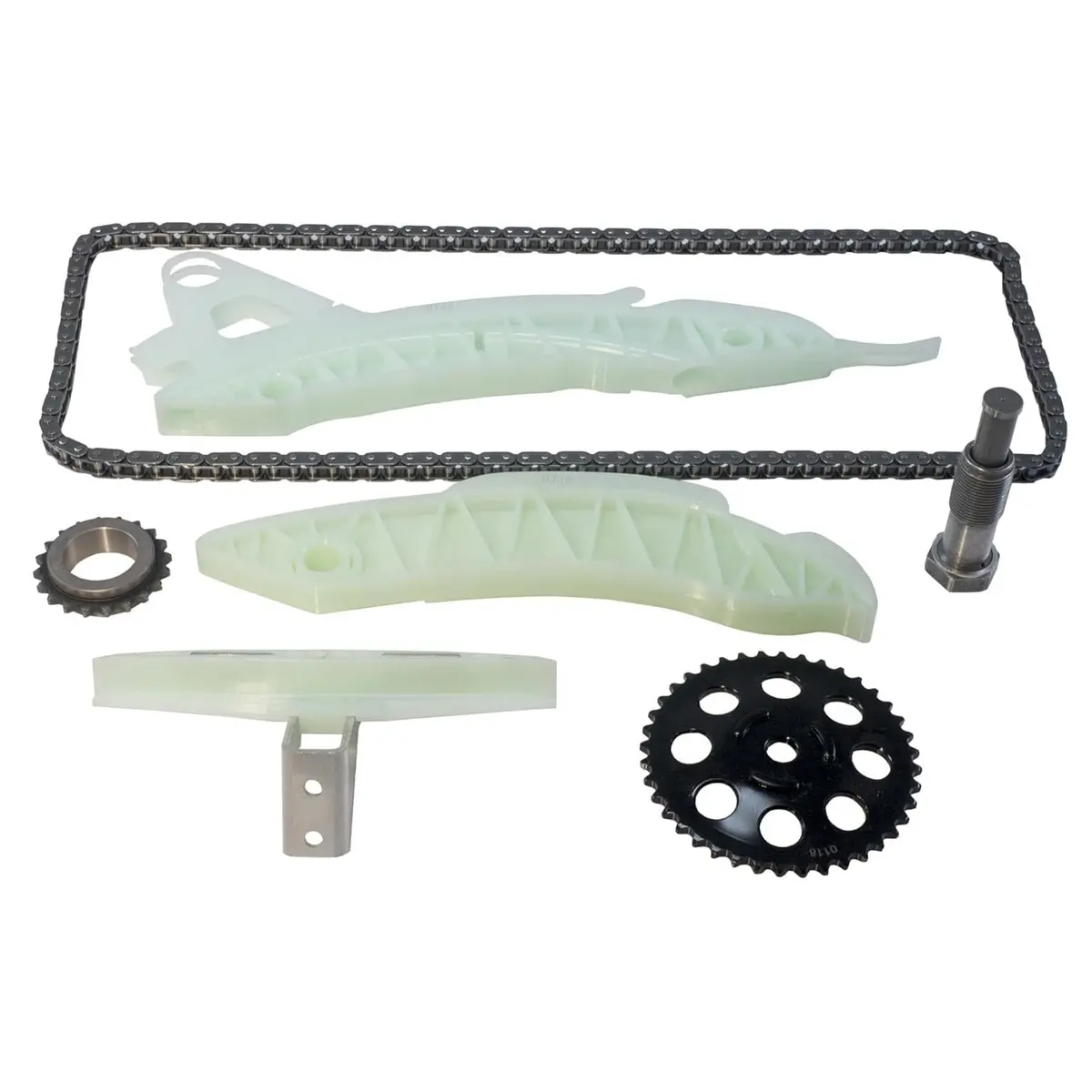 Melling 3-1056S Timing Chain Set – Durable Double-Roller Assembly With Guide And Tensioner 1