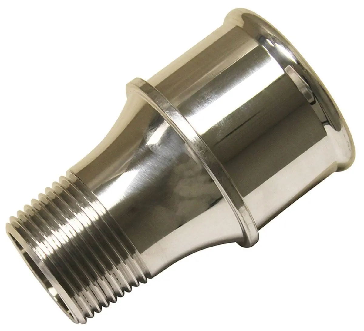 Polished Inlet Fitting For 100-Series Electric Water Pumps (Mzwp1175U) 1