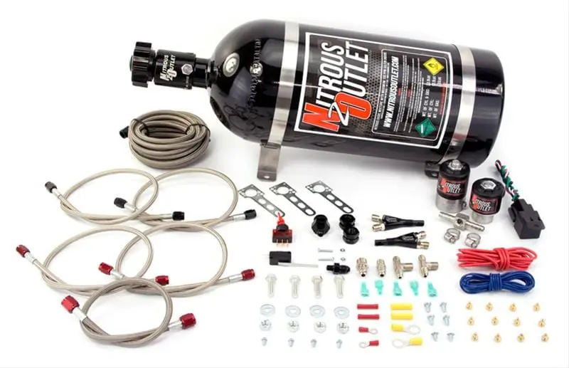Nitrous Outlet 00-10042-00 Single-Nozzle Efi Nitrous System – Plug-And-Play Integration 1
