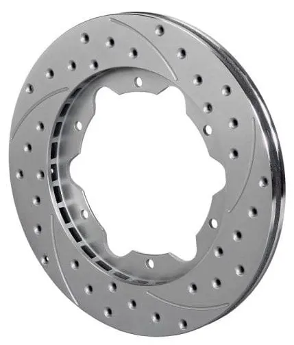 Srp 6-Bolt Drilled & Slotted Brake Rotor – Left-Hand Side, 30-Vane Design (Model Wb160-7098) 1